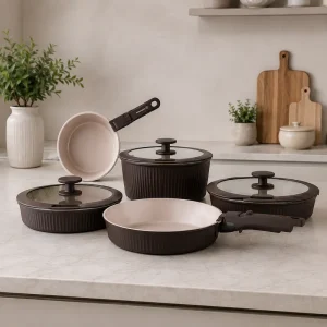 سرویس قابلمه نوا کرکماز مدل A2791-02 رنگ روبوستا