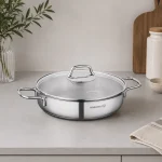ماهیتابه استیل کرکماز مدل Perla کد A1834 سایز 26