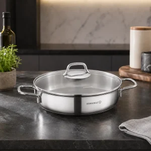 ماهیتابه استیل کرکماز مدل Perla کد A1834 سایز 26